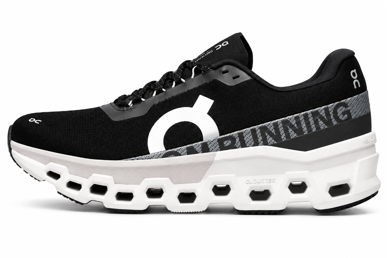 On Cloud Monster Black White