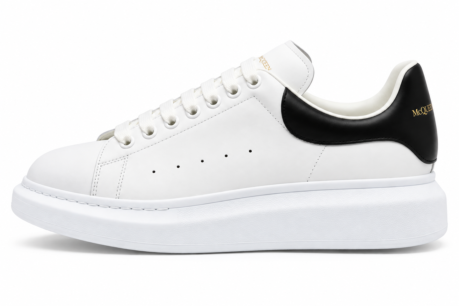 Alexander McQueen White - Black